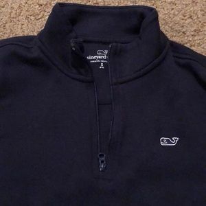 Navy half zip